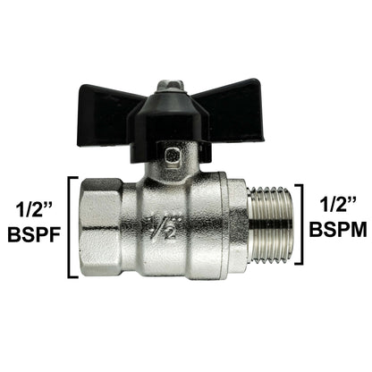 Wall Flange Kit 20mm MDPE - Bib Valve 1/2" BSP - Best4Trade-Retail Tech Hose & Fittings