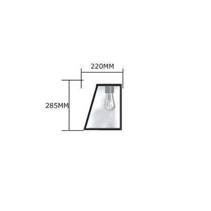 Contemporary bulkhead wall light 0.29m (BRW3)