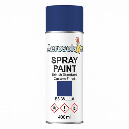 British Standard   381C 110 Roundel blue 400ml Aerosol Available in any Finish