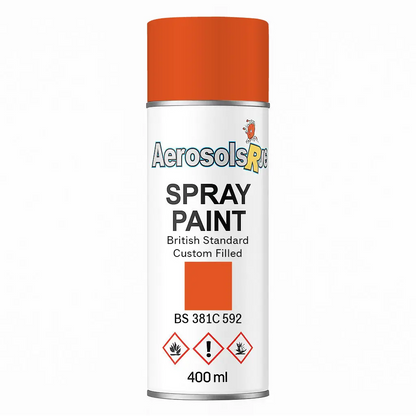 381C 592 International orange 400ml Aerosol Available in any Finish