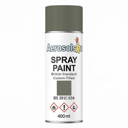 381C 634 Slate 400ml Aerosol Available in any Finish
