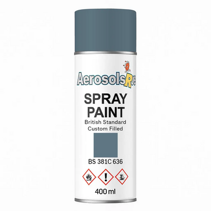 381C 636 PRU blue 400ml Aerosol Available in any Finish
