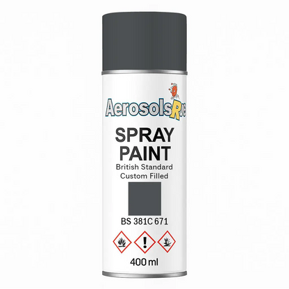 381C 671 Middle graphite 400ml Aerosol Available in any Finish