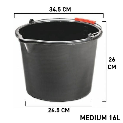 Black PP Bucket 16L - Best4Trade-Retail OTHER