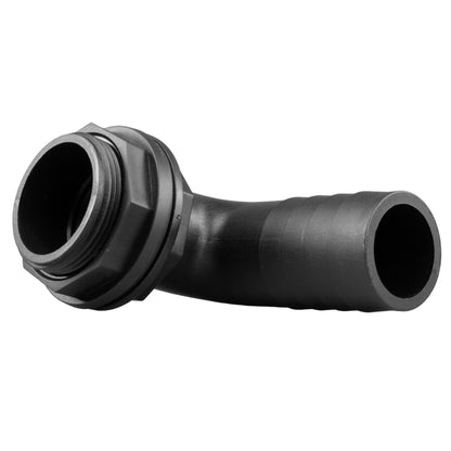 Tank Connector 90 Degree with Washer & Nut 3/4"BSPM - 3/4" Barb - Best4Trade-Retail Tech Hose & Fittings
