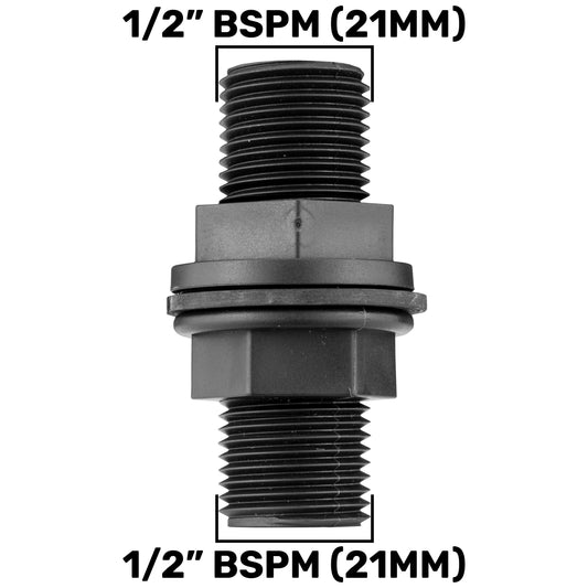 Tank Connector with Washer 1/2" BSPM - Best4Trade-Retail Tech Hose & Fittings