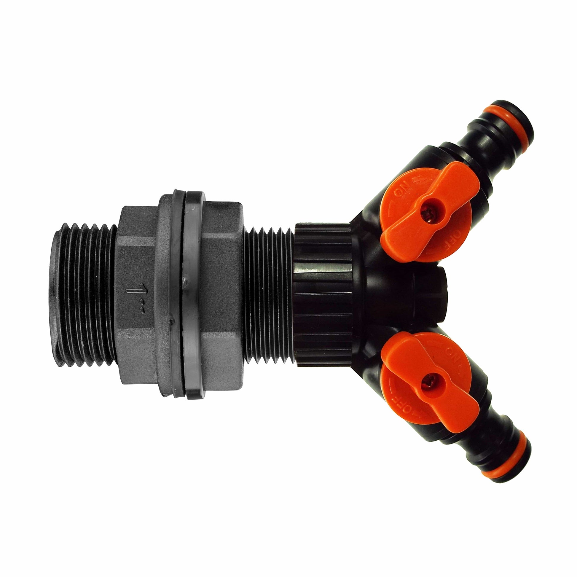 Water Butt 1” with Two Way Valved Splitter - Best4Trade-Retail Garden watering
