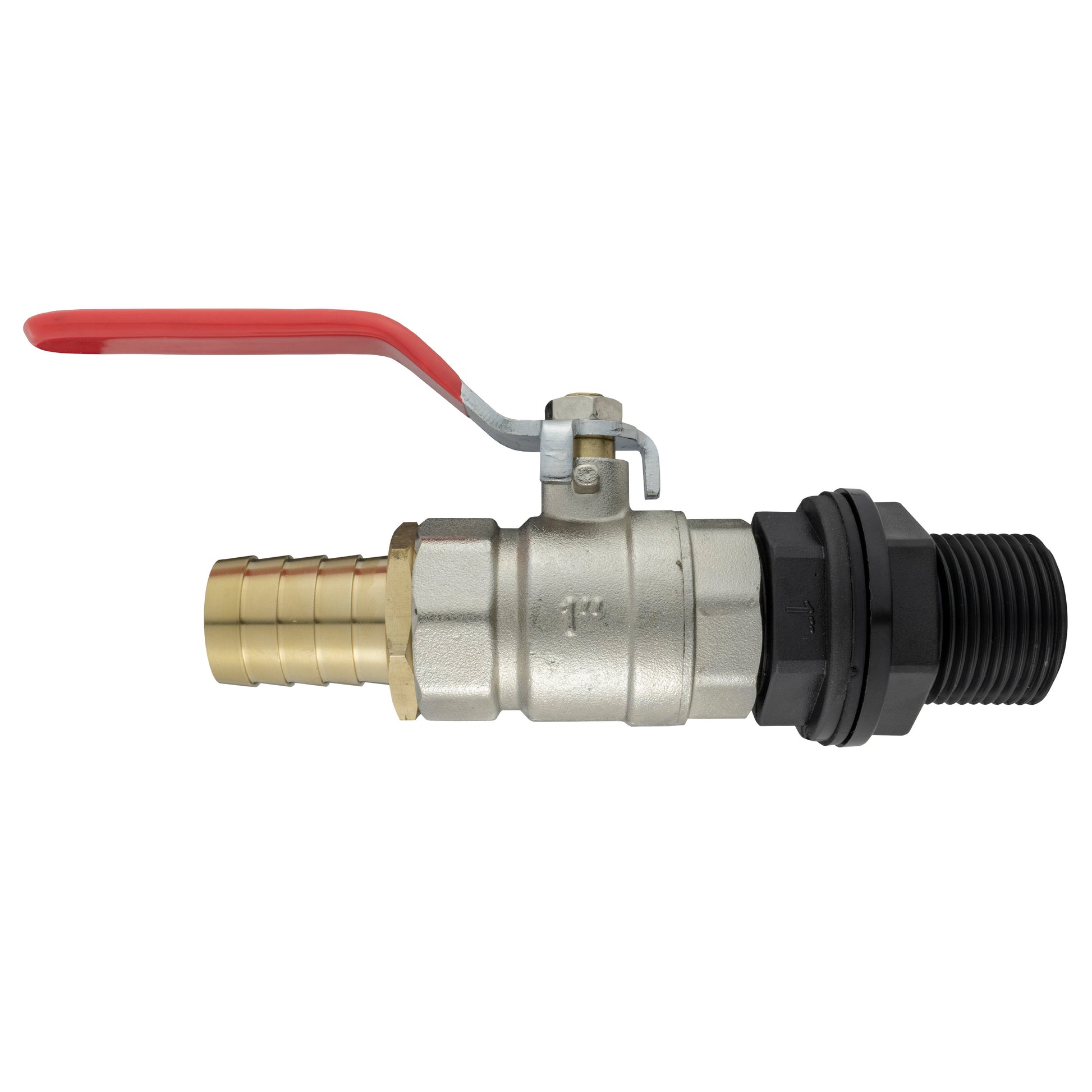 Water Butt Kit 1” BSP with Lever Valve and 25mm Brass Barb - Best4Trade-Retail Garden watering