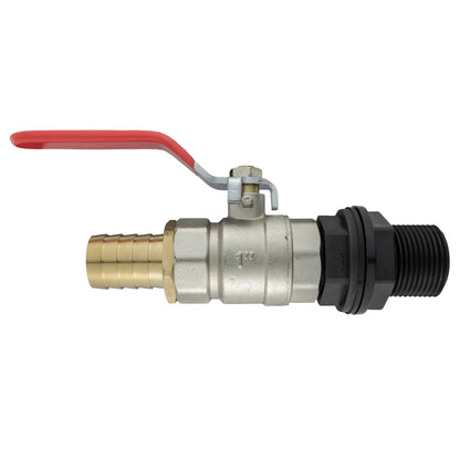 Water Butt Kit 1” BSP with Lever Valve and 25mm Brass Barb - Best4Trade-Retail Garden watering