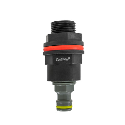 Water Butt Kit 3/4” BSPM-F with Male Quick Connector (Lime) - Best4Trade-Retail