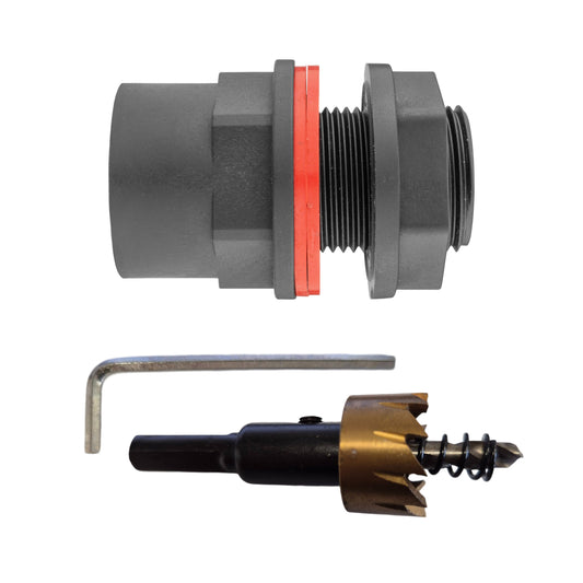 Water Butt 3/4" BSP Male with Female Outlet and Drill Bit - Best4Trade-Retail Tech Hose & Fittings