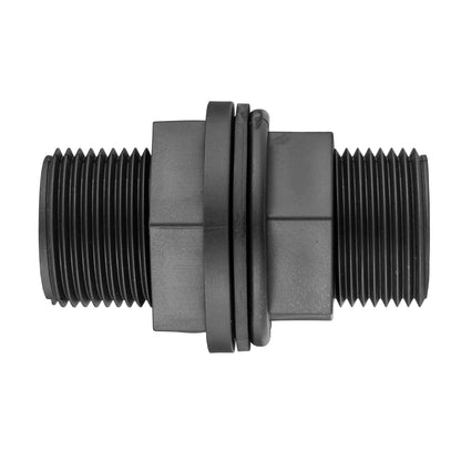 Water Butt Connector 3/4" BSP with BSPF-Quick Connect Valve & Hose Connector Black - Best4Trade-Retail Garden watering