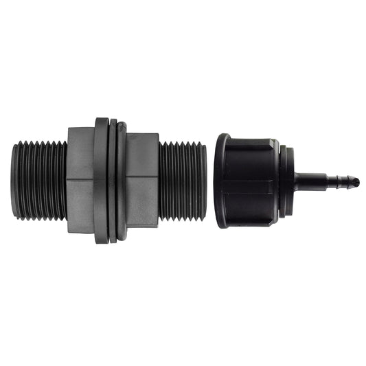 ¾” BSP Water Butt Fitting with 4mm Micro Barb Connector