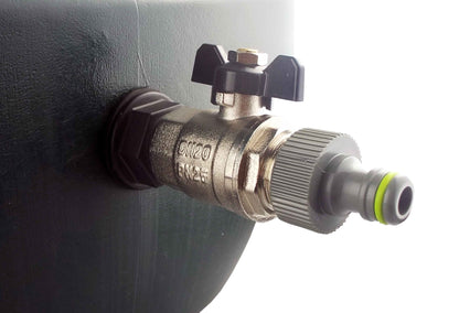 Water Butt Kit 3/4” BSP with Metal Bib Valve and Quick Connect Outlet - Best4Trade-Retail Garden watering