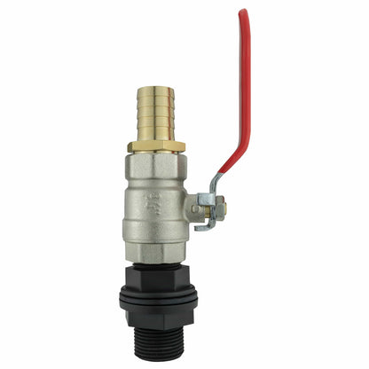 Water Butt Kit 3/4” BSP with Lever Valve and 19mm Brass Barb - Best4Trade-Retail