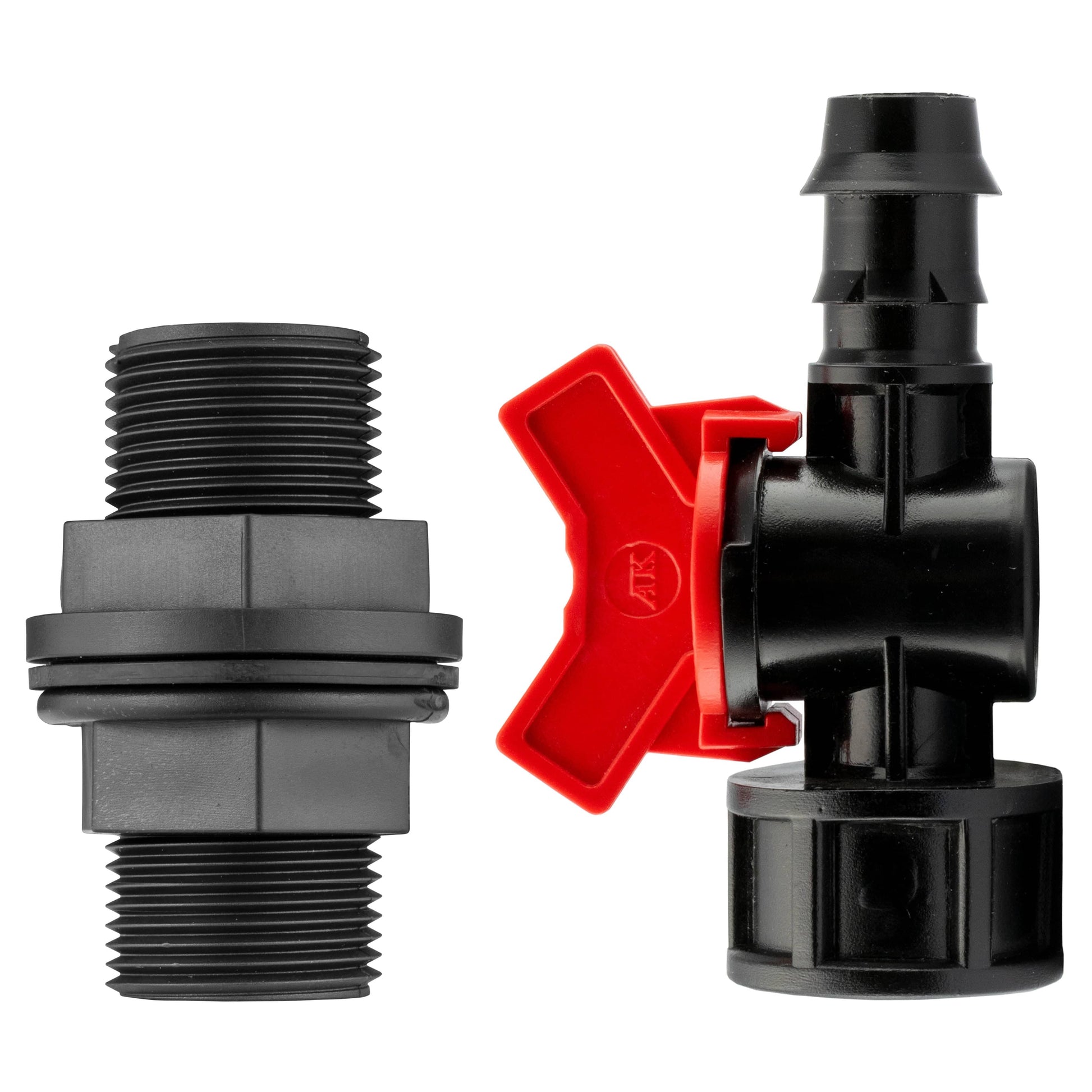 ¾” BSP Water Butt Fitting with 16mm Barb Irrigation Valve - Best4Trade-Retail Garden watering