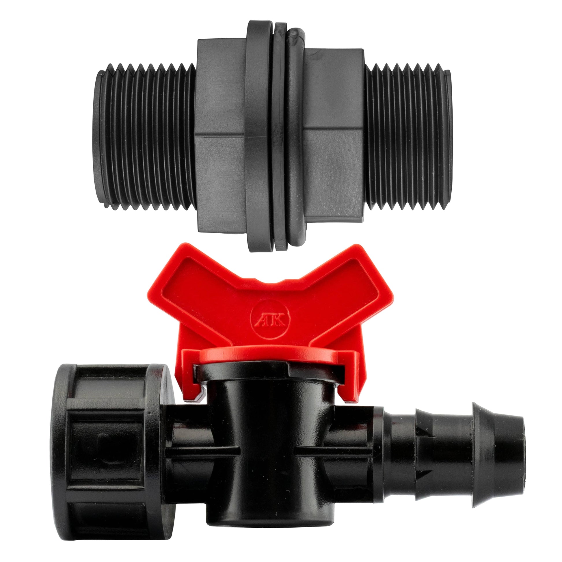 ¾” BSP Water Butt Fitting with 16mm Barb Irrigation Valve - Best4Trade-Retail Garden watering