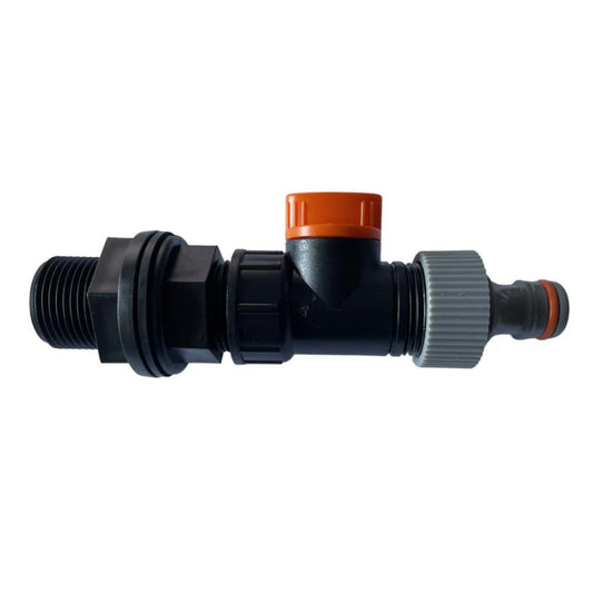 Water Butt Kit 3/4" With Valve and Male Snap On - Best4Trade-Retail Tech Hose & Fittings