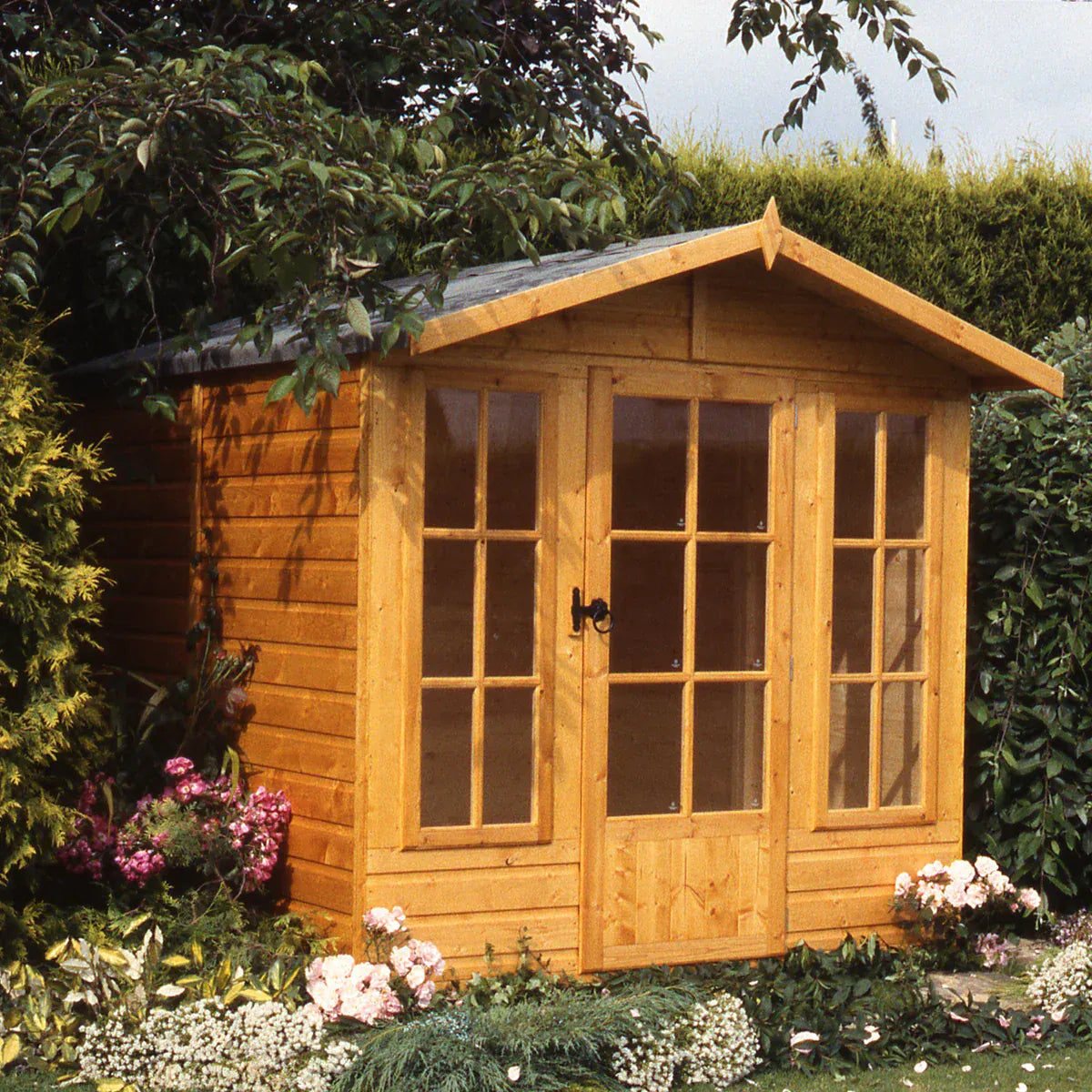 Badminton Shiplap 7ft x 10ft Summerhouse - Shire Outdoor & Garden
