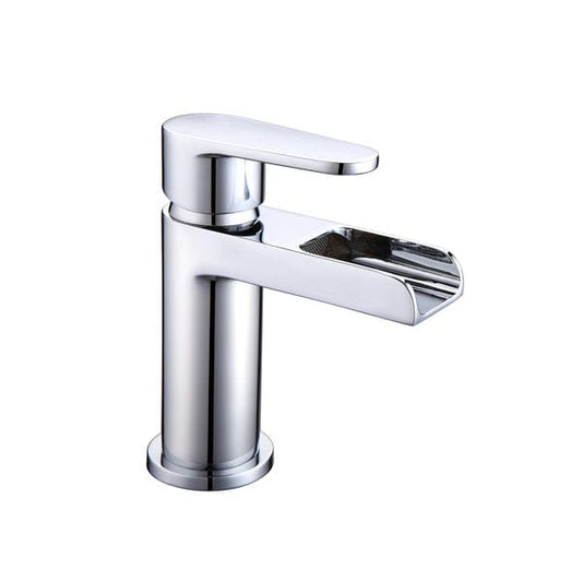 Ballini Chrome Basin Mixer Tap w/ Click-Clack Waste - Aqua Bathrooms