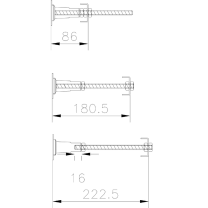 Bathurst Bath Leg Set - Bayswater Bathrooms