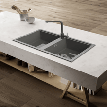 Load image into Gallery viewer, Best 450 Elleci 2 Bowl Granite Kitchen Sink - All Colours - Reginox
