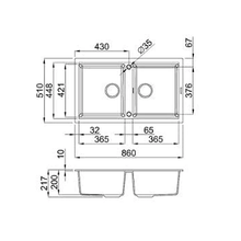 Load image into Gallery viewer, Best 450 Elleci 2 Bowl Granite Kitchen Sink - All Colours - Reginox
