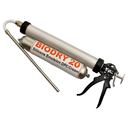 Biodry DPC Damp Proof Injection Cream - 600ml - Cmehical DPC for Rising Damp - DIY Refurb Damp Proofing