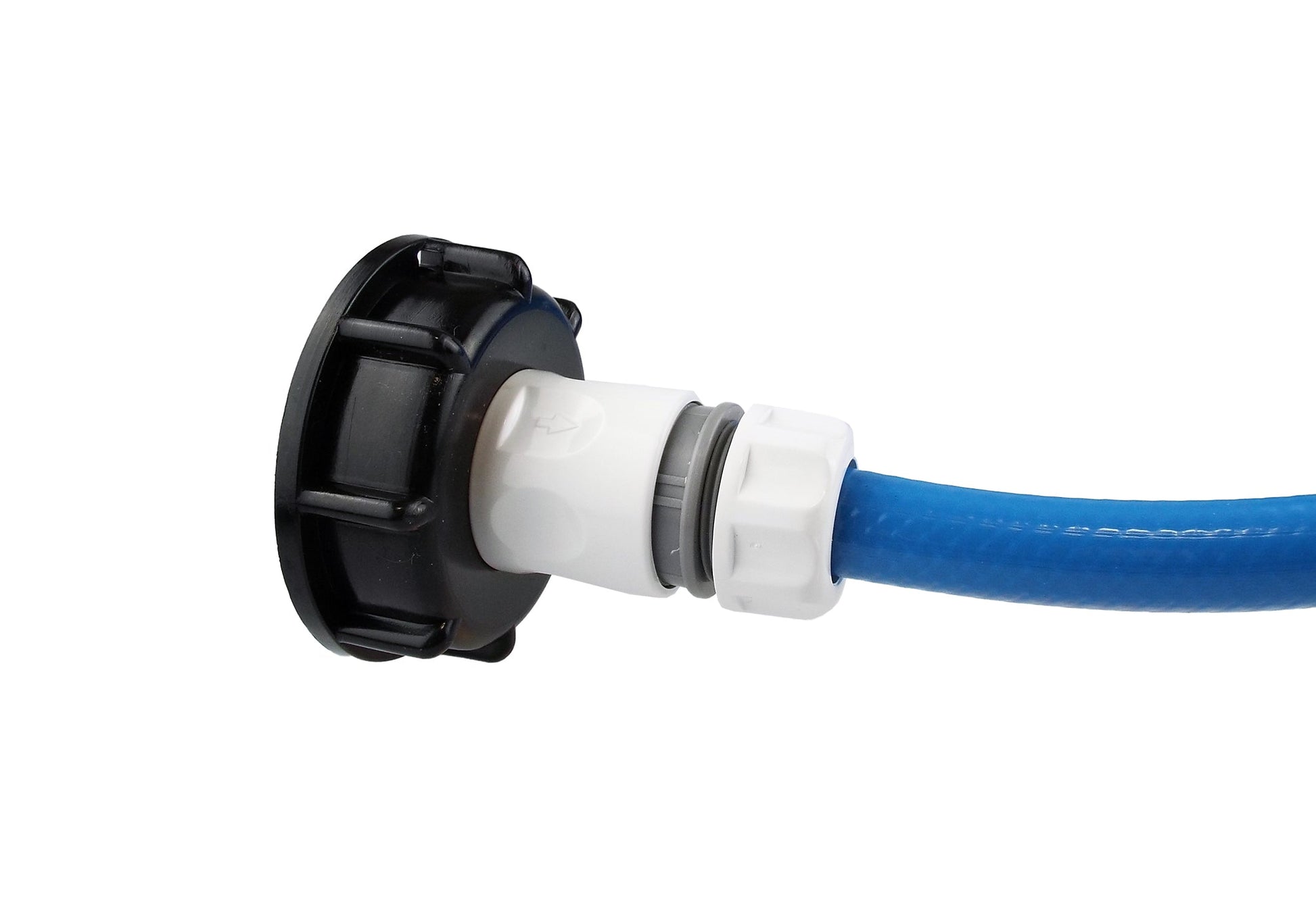 IBC 2” S60X6 Cap with Male Quick Connector and Hose Connector - Best4Trade-Retail