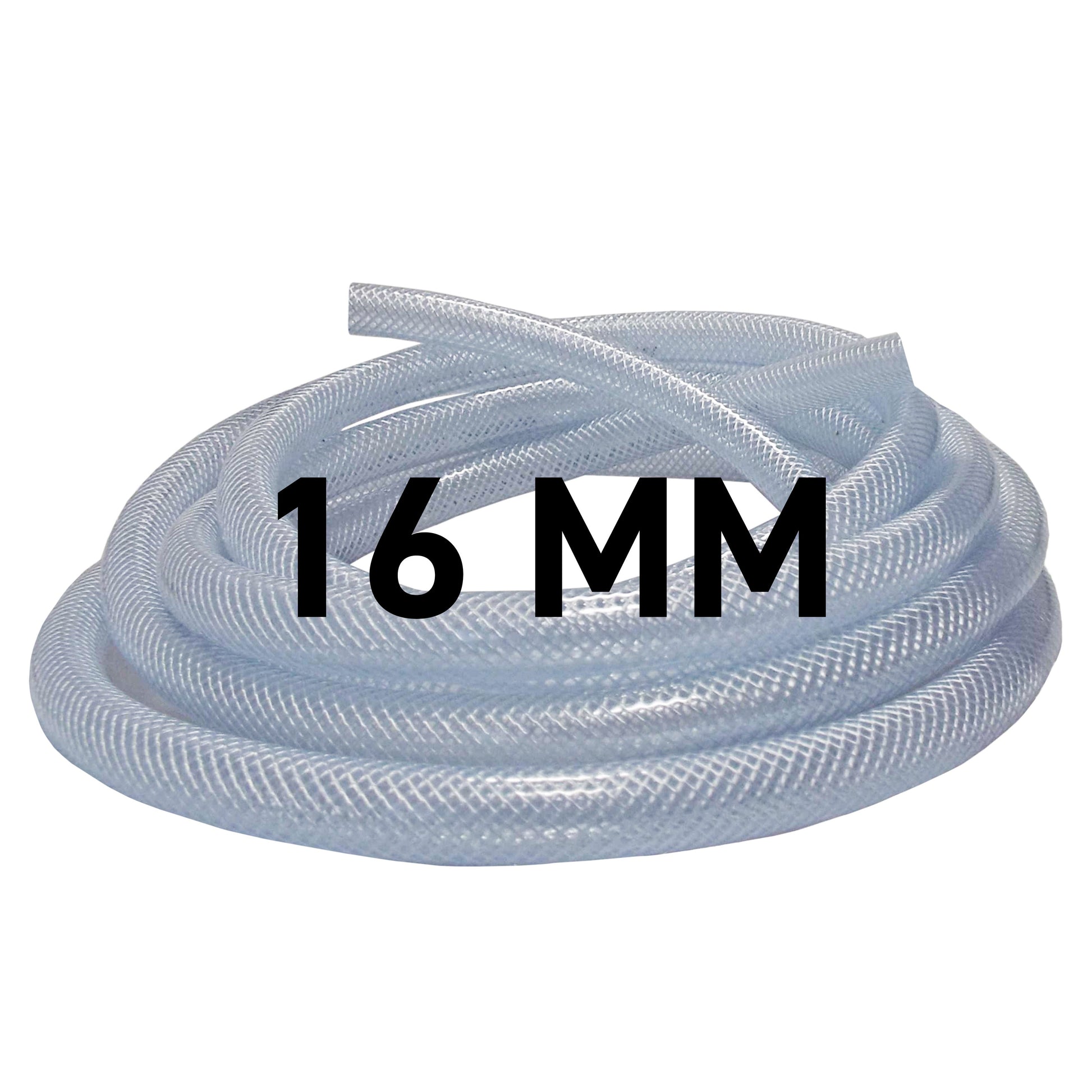 Clear Braided PVC Pipe 16mm*1.9mm - Best4Trade-Retail Tech Hose & Fittings
