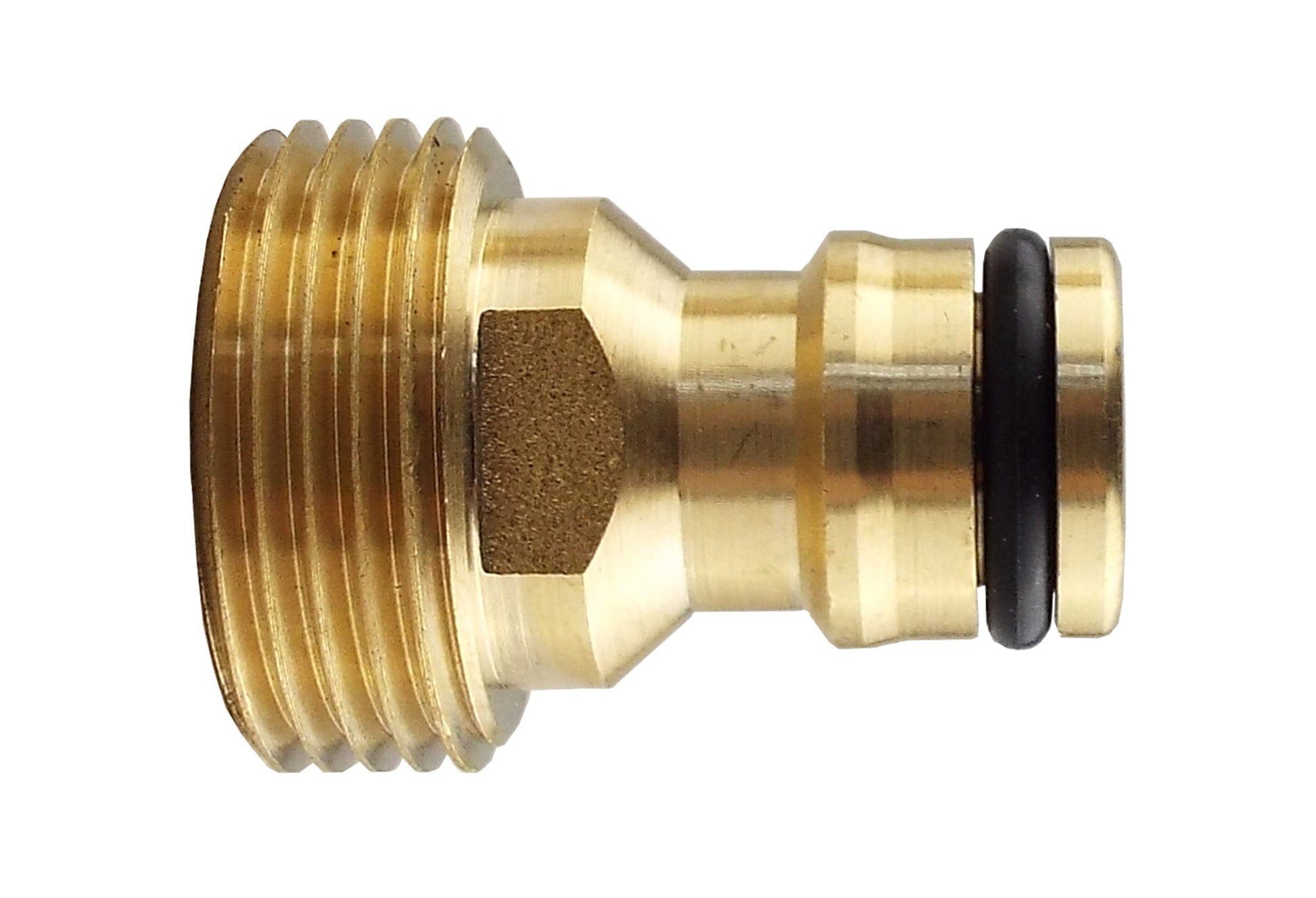 Tap Connector Snap-On Male - 3/4" BSPM Brass - Best4Trade-Retail Garden watering