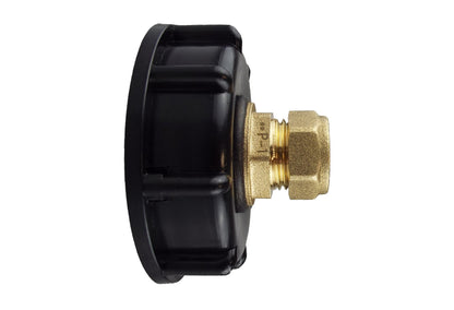 IBC 2” S60X6 Cap with Brass Compression Straight ½” BSP – 15mm - Best4Trade-Retail