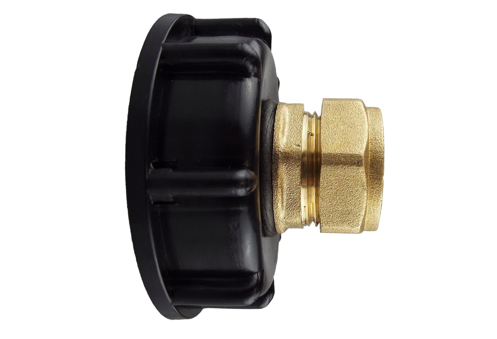 IBC 2” S60X6 Cap with Brass Compression Straight ¾” BSP – 22mm - Best4Trade-Retail