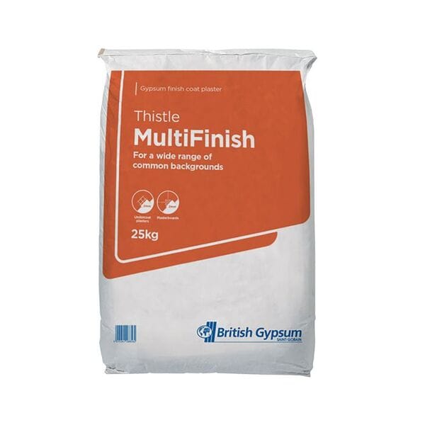 Thistle Multi Finish Plaster 25Kg - 560 Bags (56 Bags x 10 Pallets) Half Load - British Gypsum Building Materials