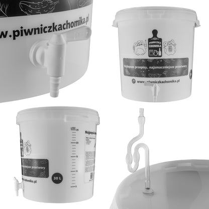Home Brew Bucket 30L with Tap - Best4Trade-Retail Costwise Home Brewing