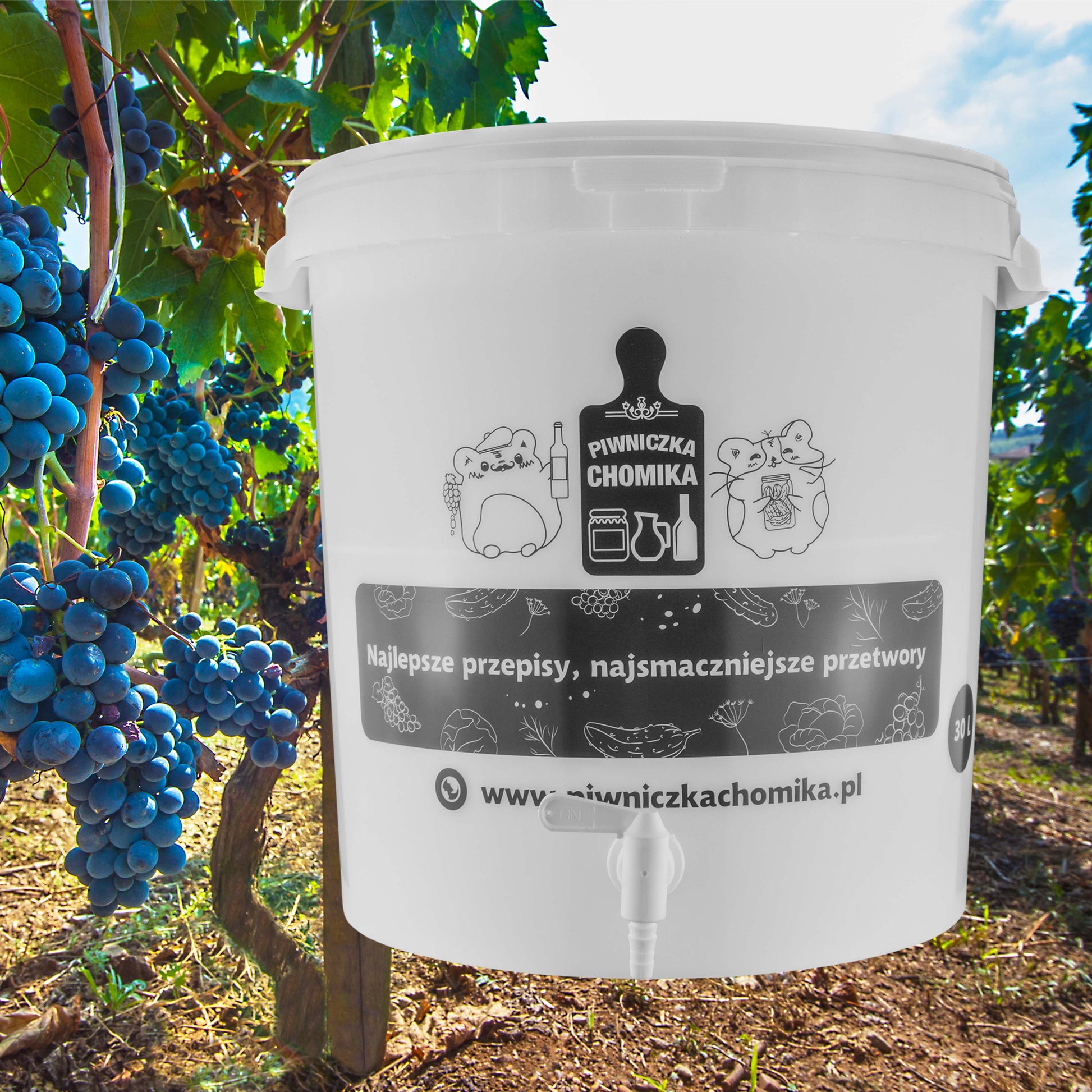 Home Brew Bucket 30L with Tap - Best4Trade-Retail Costwise Home Brewing