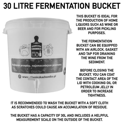 Home Brew Bucket 30L with Tap - Best4Trade-Retail Costwise Home Brewing