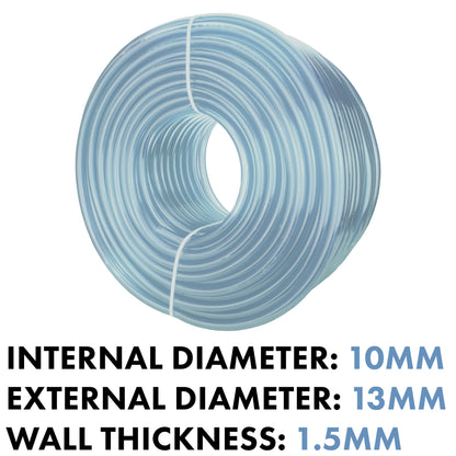 Clear PVC Pipe 10mm*13mm - Best4Trade-Retail Tech Hose & Fittings