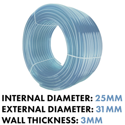 Clear PVC Pipe 25mm*31mm - Best4Trade-Retail Tech Hose & Fittings