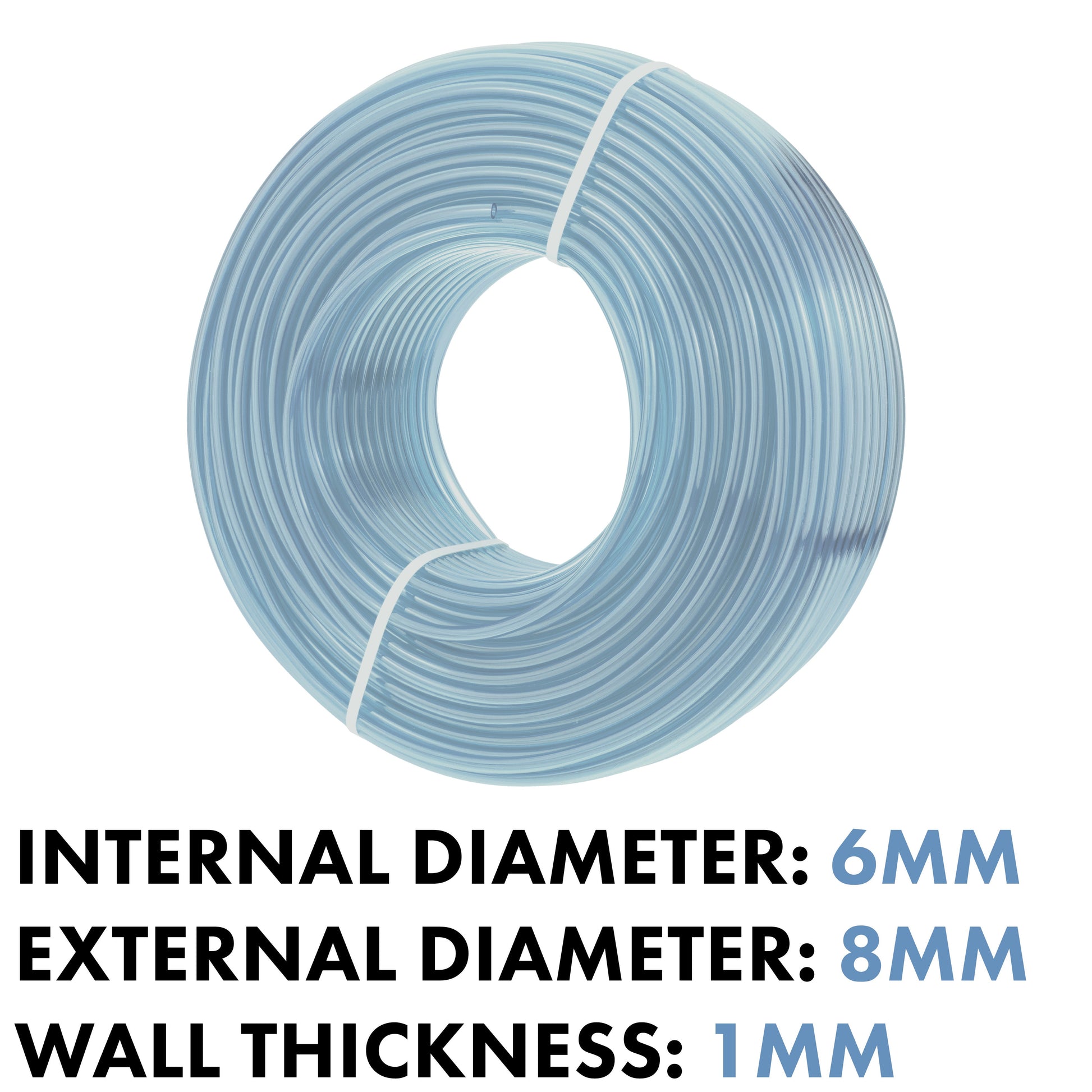 Clear PVC Pipe 6mm*8mm - Best4Trade-Retail Tech Hose & Fittings