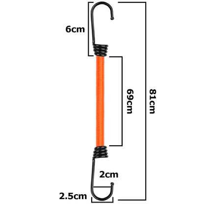 Bungee Cord Hook Metal 80cm - Best4Trade-Retail Tarpaulins