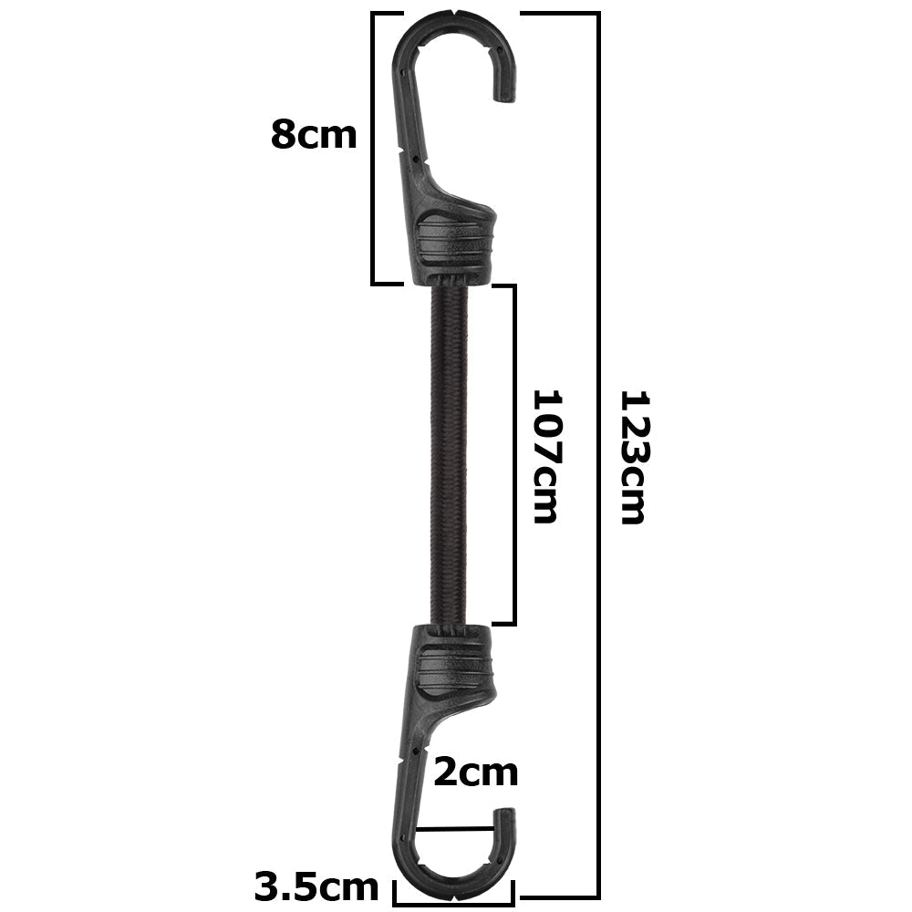 Bungee Cord Hook with PVC-coated Metal Hooks 120cm - Best4Trade-Retail OTHER