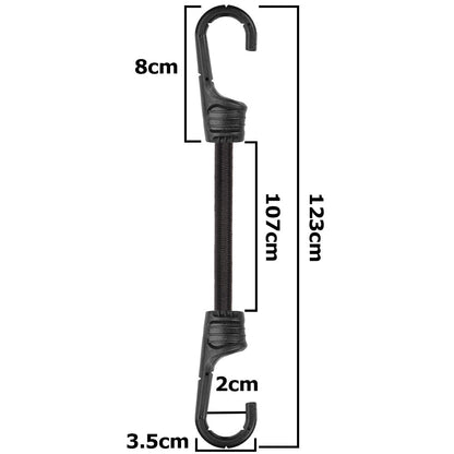 Bungee Cord Hook with PVC-coated Metal Hooks 120cm - Best4Trade-Retail OTHER