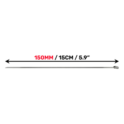 Stainless Steel Cable Ties 4.6mm x 150mm - Best4Trade-Retail Cable ties