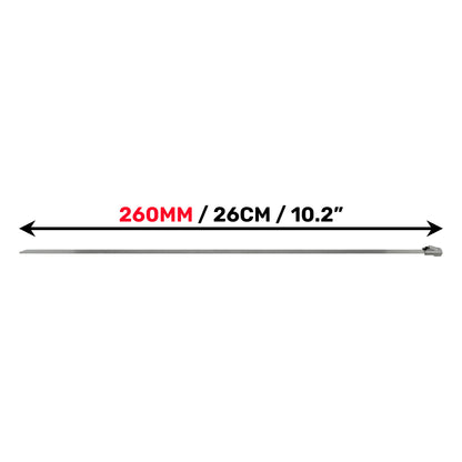 Stainless Steel Cable Ties 4.6mm x 260mm - Best4Trade-Retail Cable ties