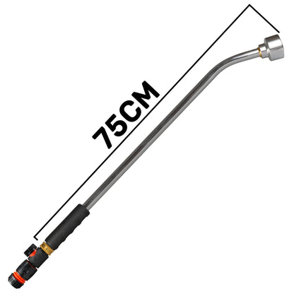 75cm Garden Watering Lance with Quick Connect Valve (Black) and Hose Connector - Best4Trade-Retail Garden watering