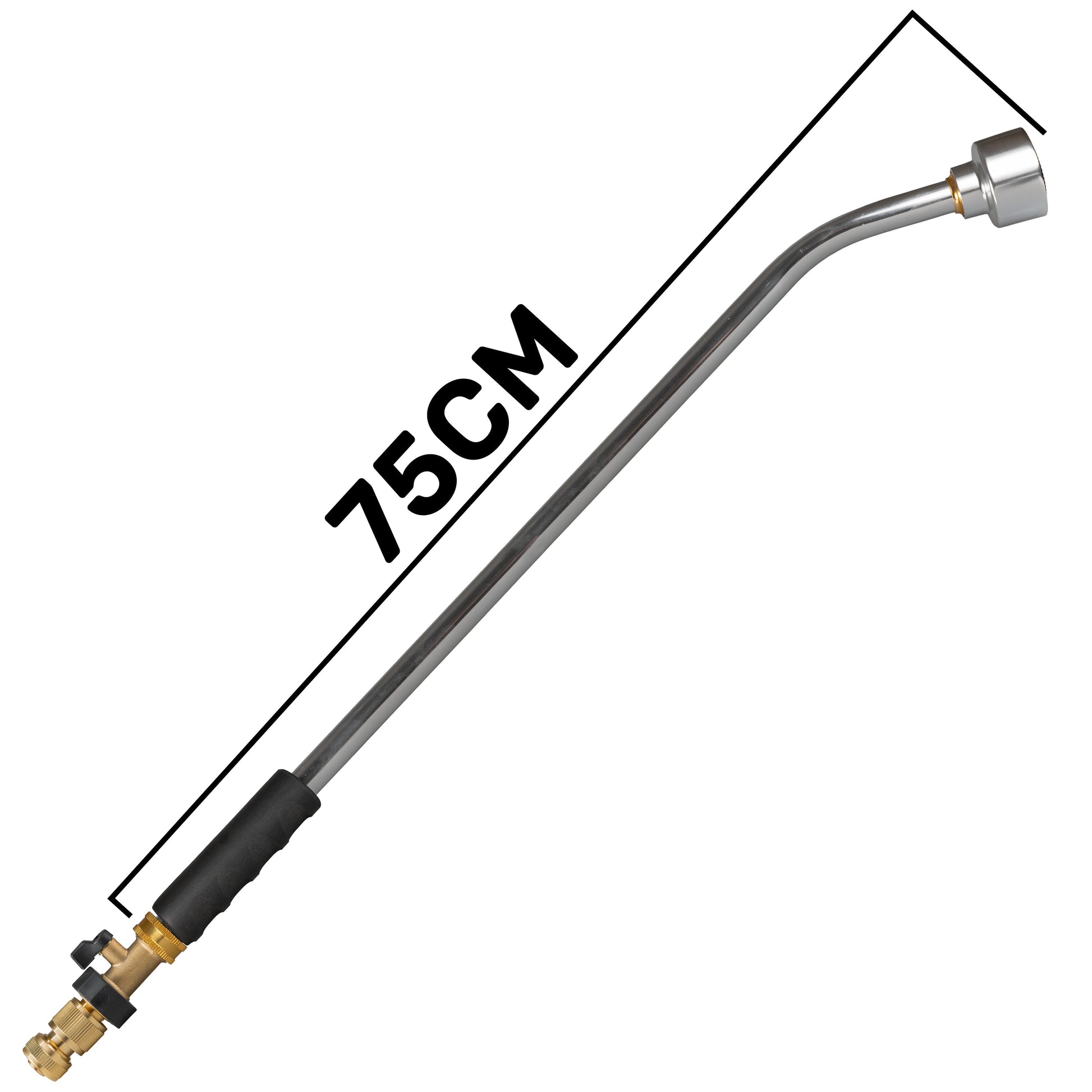75cm Garden Watering Lance with Brass Valve and Quick Connect Hose Connector - Best4Trade-Retail Garden watering