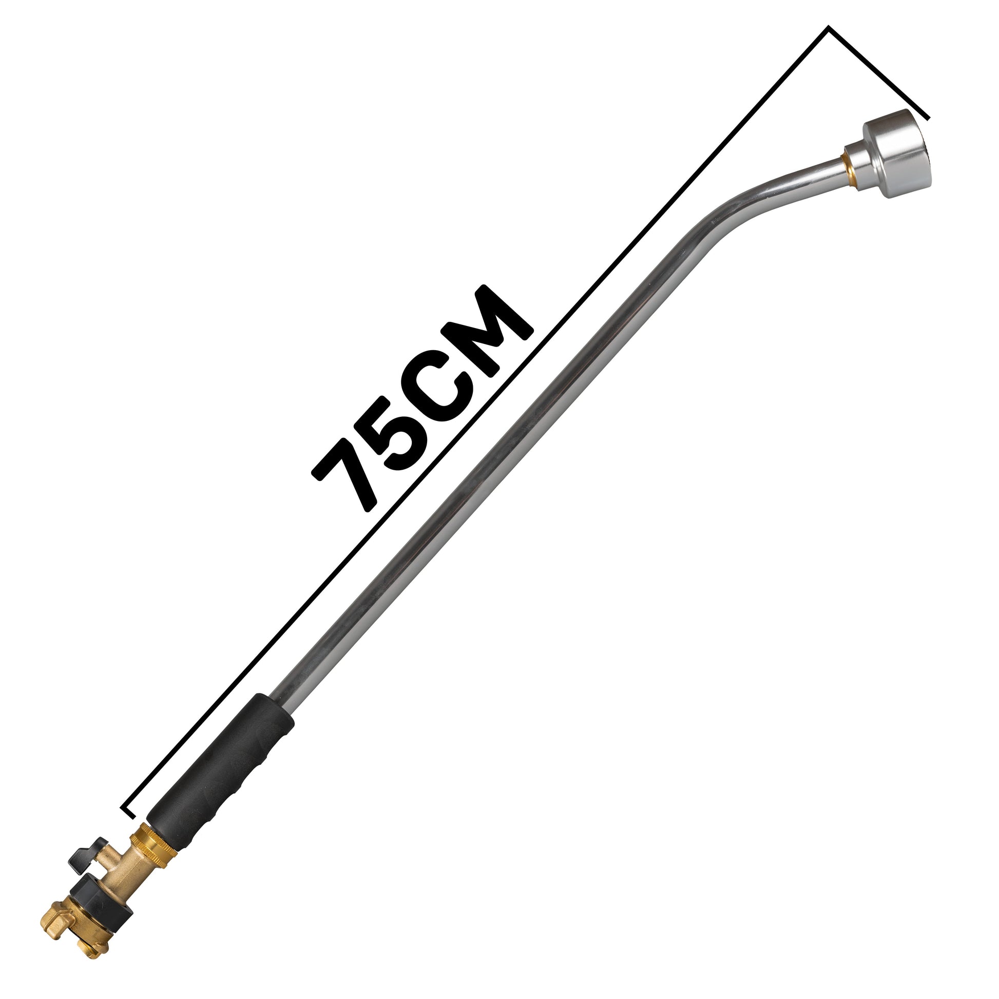 75cm Garden Watering Lance with Brass Valve and Geka Type Fitting - Best4Trade-Retail Garden watering
