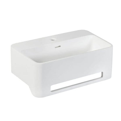 Cabanes 500mm Solid Cloakroom Basin - Aqua Bathrooms