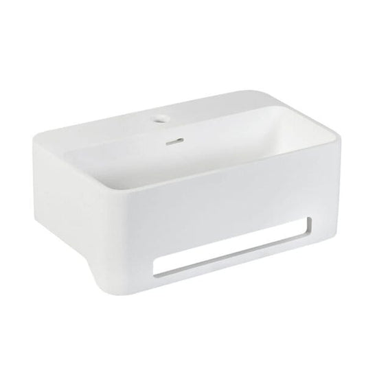 Cabanes 500mm Solid Cloakroom Basin - Aqua Bathrooms